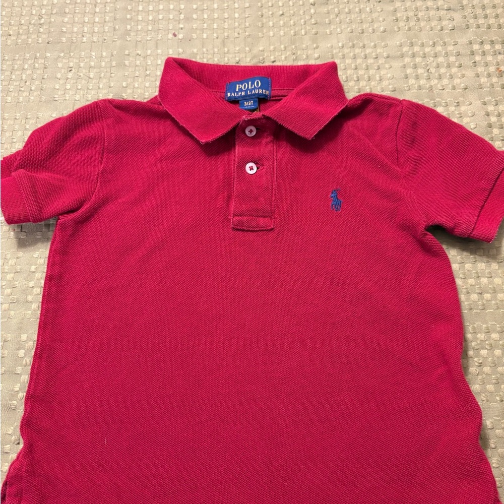 Polo by Ralph Lauren Kids Bright Red Polo Shirt
